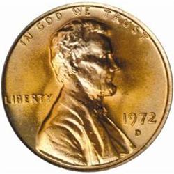 1972-D Lincoln Cent MS-67 RD (PCGS)