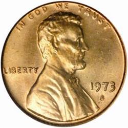 1973-S Lincoln Cent MS-66 RD (PCGS)