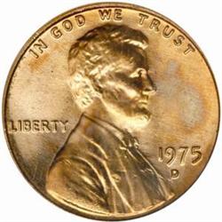 1975-D Lincoln Cent MS-67 RD (PCGS)