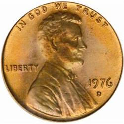 1976-D Lincoln Cent MS-67 RD (PCGS)