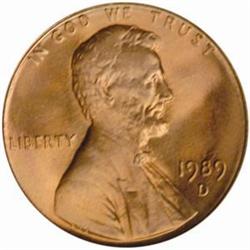 1989-D Lincoln Cent MS-68 RD (PCGS)