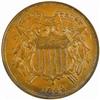 Image 1 : 1864 Two-Cent Piece FS-0005 Sm. Motto MS62BN(NGC)