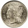 1865 Nickel Three-Cent Piece MS-65 (PCGS) CAC