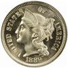 Image 1 : 1889 Nickel Three-Cent Piece PR67 (NGC)