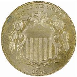 1876 Shield Nickel PR65 (PCGS) OGH