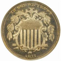 1877 Shield Nickel PR66 Cameo (NGC)
