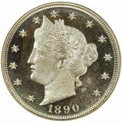 1890 Liberty Nickel PR66 Cameo (NGC) CAC