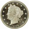 Image 1 : 1890 Liberty Nickel PR66 Cameo (NGC) CAC