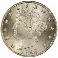 1892 Liberty Nickel MS-65 (PCGS) CAC