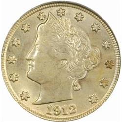1912-S Liberty Nickel MS-64 (PCGS)
