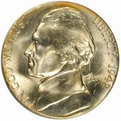 1942-S Jefferson Nickel MS-66 FS (PCGS)