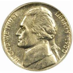 1960 Jefferson Nickel MS-63 FS (PCGS)