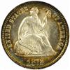 Image 1 : 1872-S Seated Liberty H10C. MM Above Bow MS66 NGC