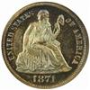 Image 1 : 1871 Seated Liberty Dime PR65 Cameo (NGC)