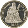 Image 1 : 1885 Seated Liberty Dime PR67 Ultra Cameo (NGC)