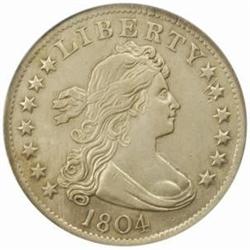 1804 Draped Bust Quarter B-1 Rarity-3 AU Details