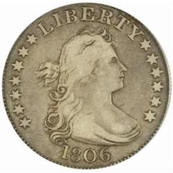 1806 Drape Bust 25C. Die State I. R-4 VF20 (PCGS)
