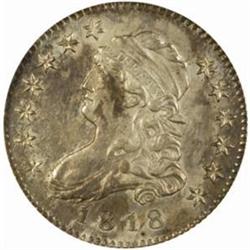 1818/5 Capped Bust Quarter B-1 Rarity-2 MS62(NGC)