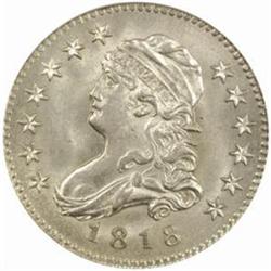 1818 Capped Bust Quarter B-3 Rarity-3 MS-65 (NGC)