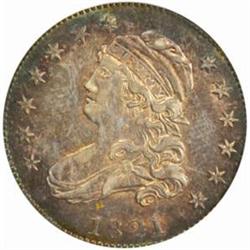 1821 Capped Bust Quarter B-3 Rarity-2 AU55 (PCGS)