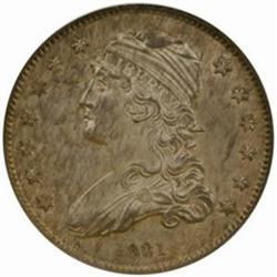 1831 Cap Bust 25C. B-1 R-3. Sm Letters MS64 (NGC)