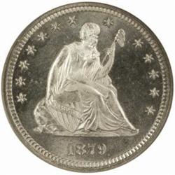1879 Seated Liberty Quarter MS-67* PL (NGC) CAC