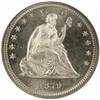 Image 1 : 1879 Seated Liberty Quarter MS-67* PL (NGC) CAC