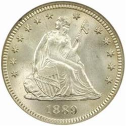 1889 Seated Liberty Quarter MS-66 (PCGS)