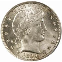 1899 Barber Quarter MS-64 (PCGS) CAC