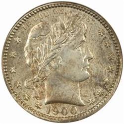 1900-O Barber Quarter MS-62 (NGC)