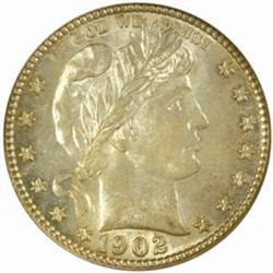 1902-S Barber Quarter MS-63 (PCGS)