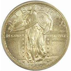 1917 Standing Liberty 25C. Type I MS65FH(PCGS)OGH