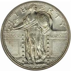 1917-S Standing Liberty 25C. Type I MS65 FH (NGC)