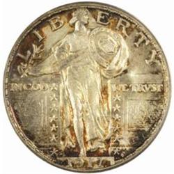 1917-S Standing Liberty 25C. Type II MS65FH(PCGS)