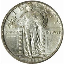 1918 Standing Liberty Quarter MS-65 FH (PCGS)