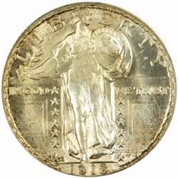 1918-S Standing Liberty Quarter MS-64 FH (PCGS)