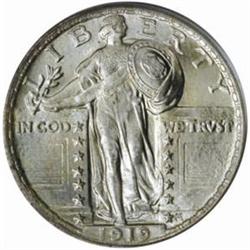 1919 Standing Liberty Quarter MS-66 FH (PCGS)