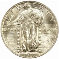 1919-D Standing Liberty Quarter MS-66 FH (PCGS)