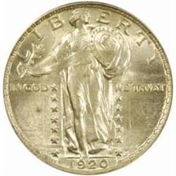 1920 Standing Liberty Quarter MS-64 (PCGS) OGH