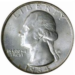 1934-D Washington Quarter MS-65 (PCGS)
