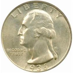 1936-S Washington Quarter MS-66 (PCGS)