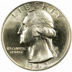 1940 Washington Quarter PR67 (PCGS) OGH