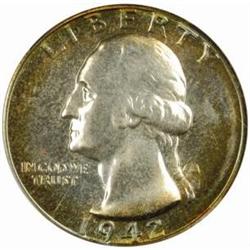 1942 Washington Quarter PR67 (PCGS) OGH
