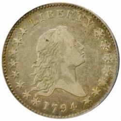 1794 Flowing Hair 50C. O-101 Rarity-4 VF35 (PCGS)
