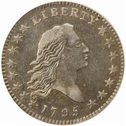 1795 Flowing Hair 50C. O-102 R-4. VF20 (PCGS) OGH