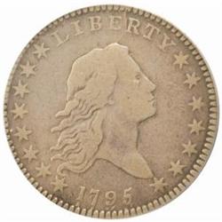 1795/1795 Flowing Hair 50C. Two Leaves F12 (PCGS)