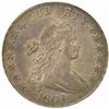 Image 1 : 1801 Draped Bust 50C. O-101 Rarity-3 EF45 (NGC)