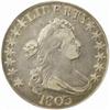 Image 1 : 1803 Drape Bust 50C. O-103 R-3 Large 3 VF35 PCGS