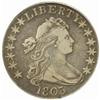 Image 1 : 1803 Drape Bust 50C. O-103 R-3 Lg 3. VF20 (PCGS)