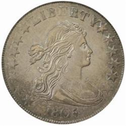 1805/4 Drape Bust 50C. O-101 Rarity-3 AU58 (PCGS)